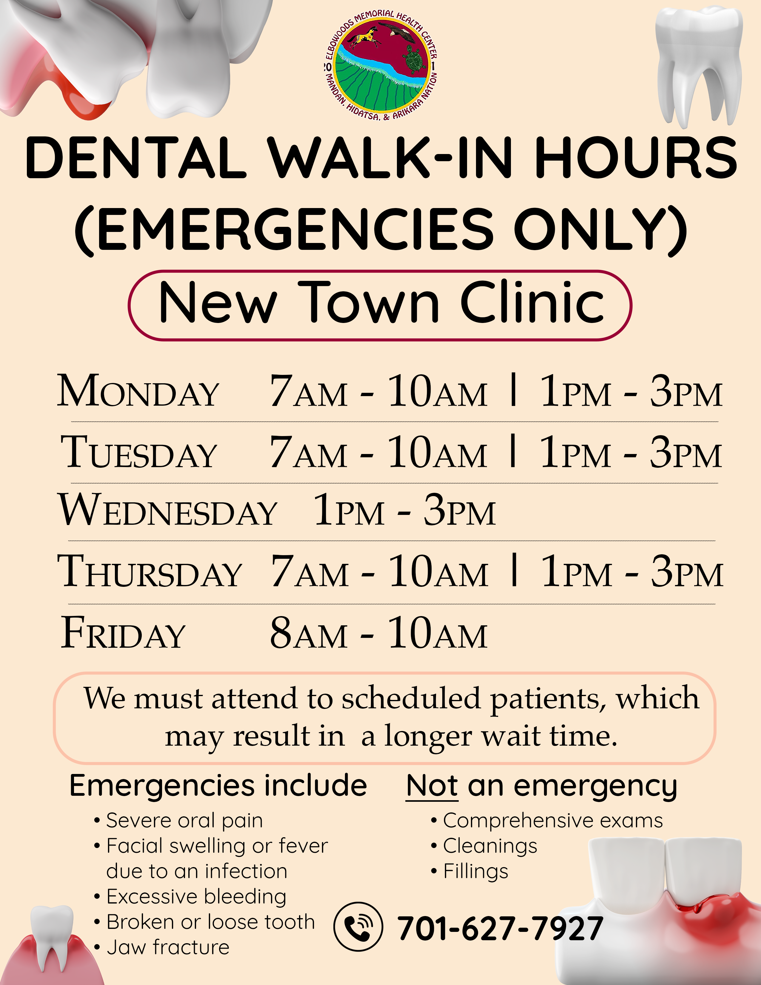 Emergency Dental Office Hours at New Town